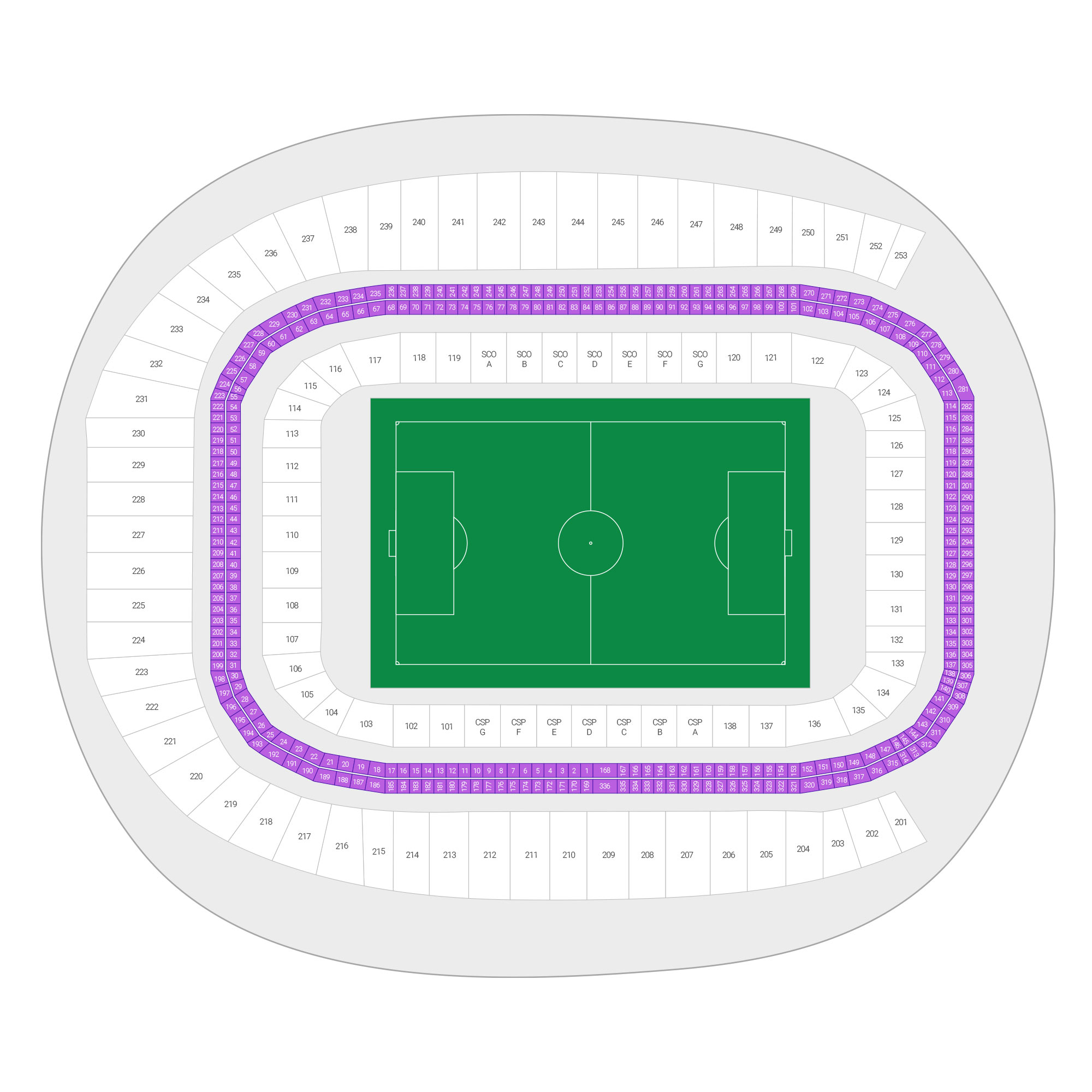 Monterrey Stadium Suite Map