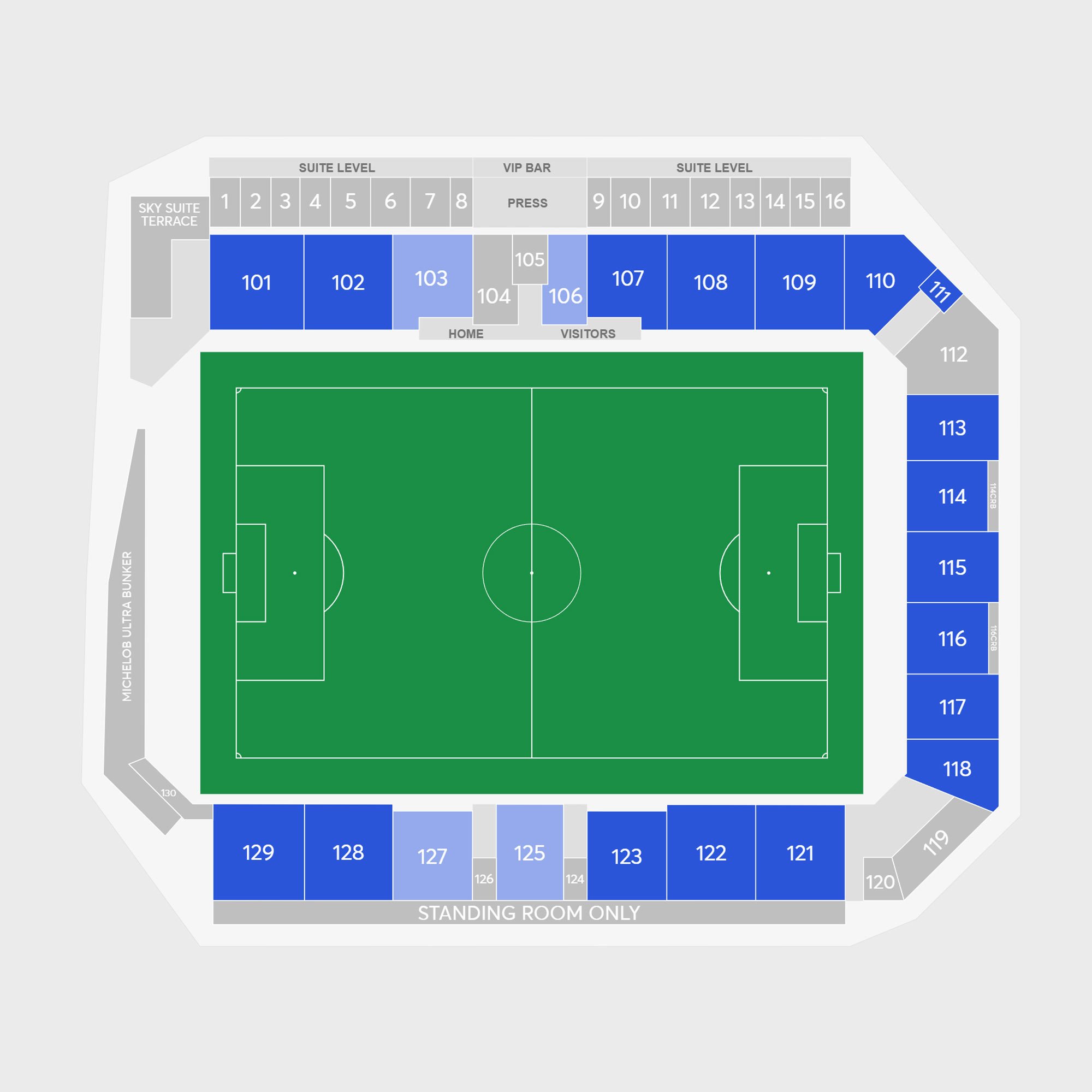 Map of Frost Bank Center
