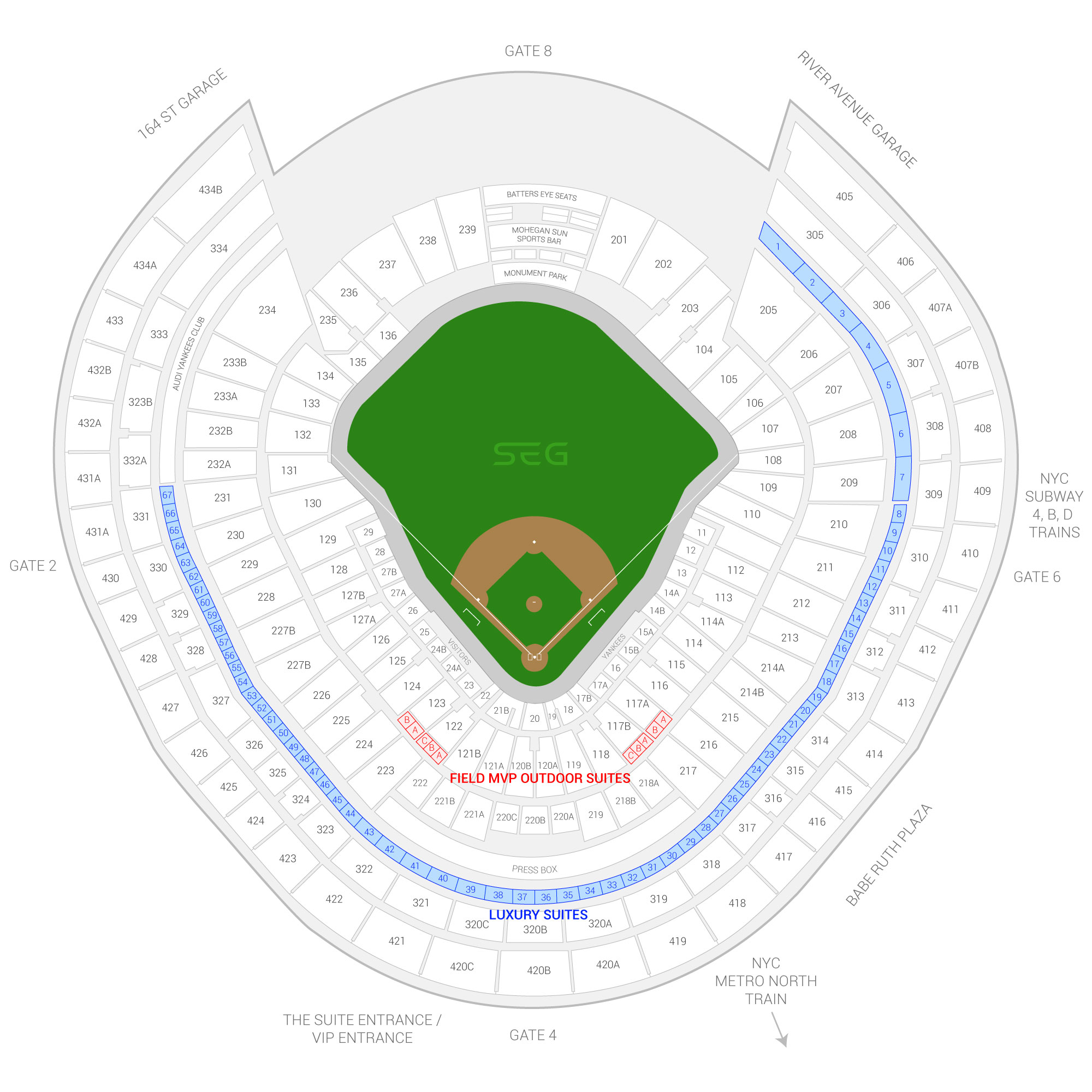 New York Yankees Suite Als Yankee