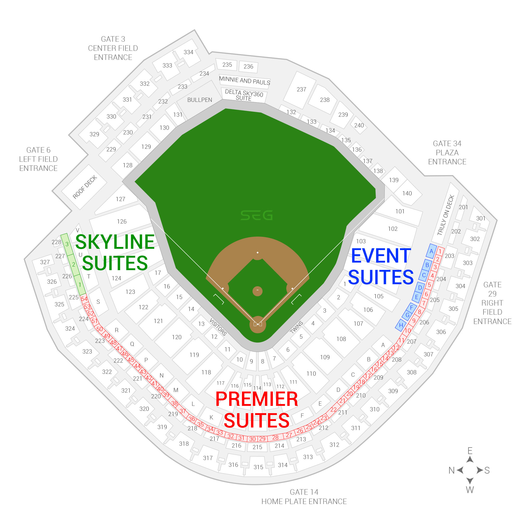 Minnesota Twins Suite Als Target Field