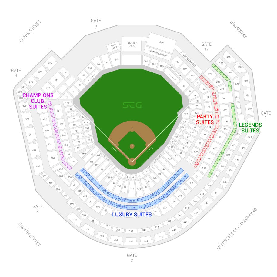 Busch Stadium Seating Chart 2015