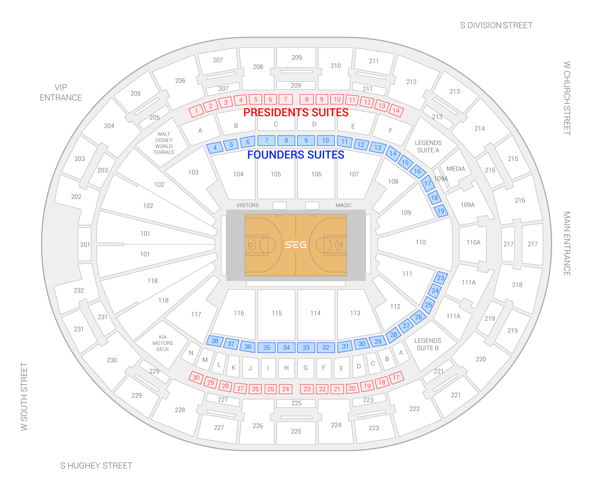 Magic Stadium Seating Chart