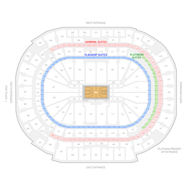 Dallas Mavs Stadium Seating Chart