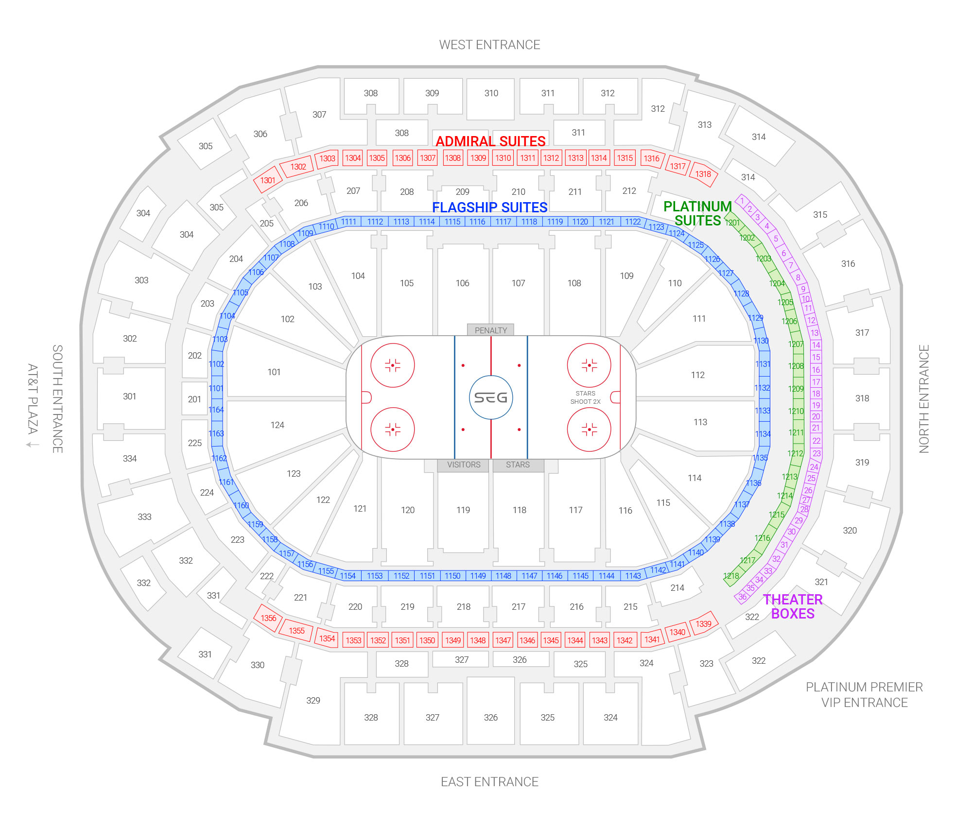 American Airlines Center Dallas Seating Chart