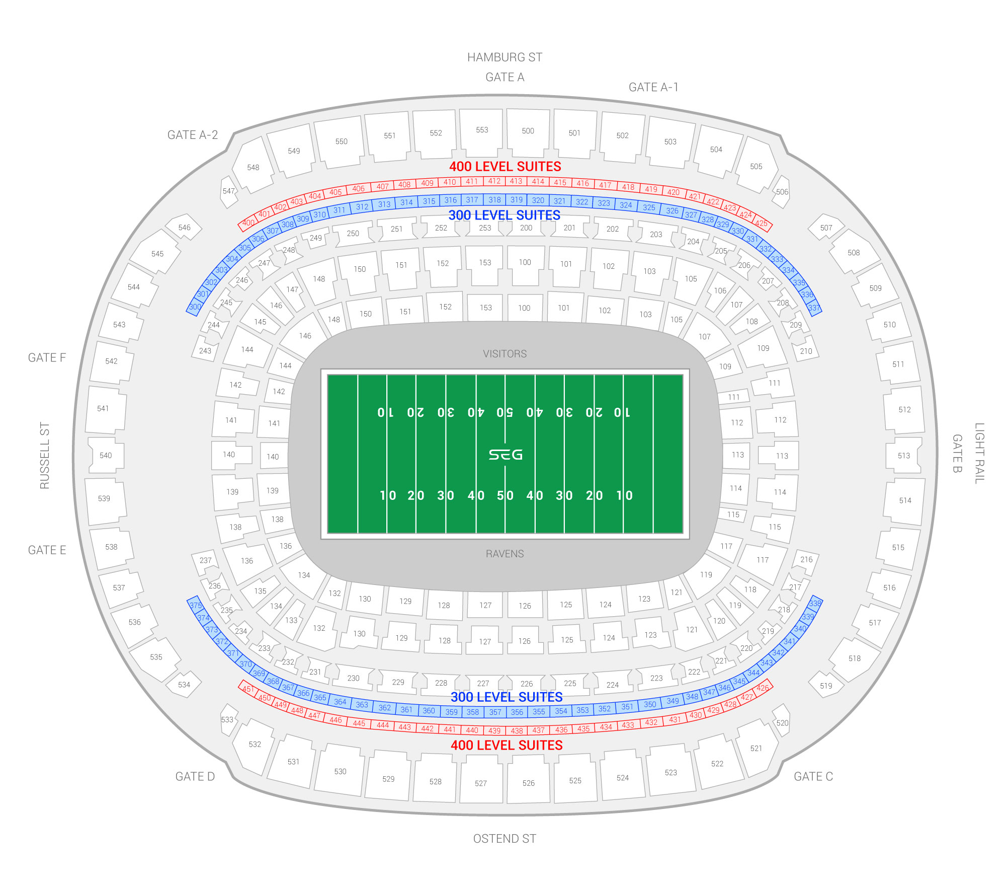 Bengals Seating Chart