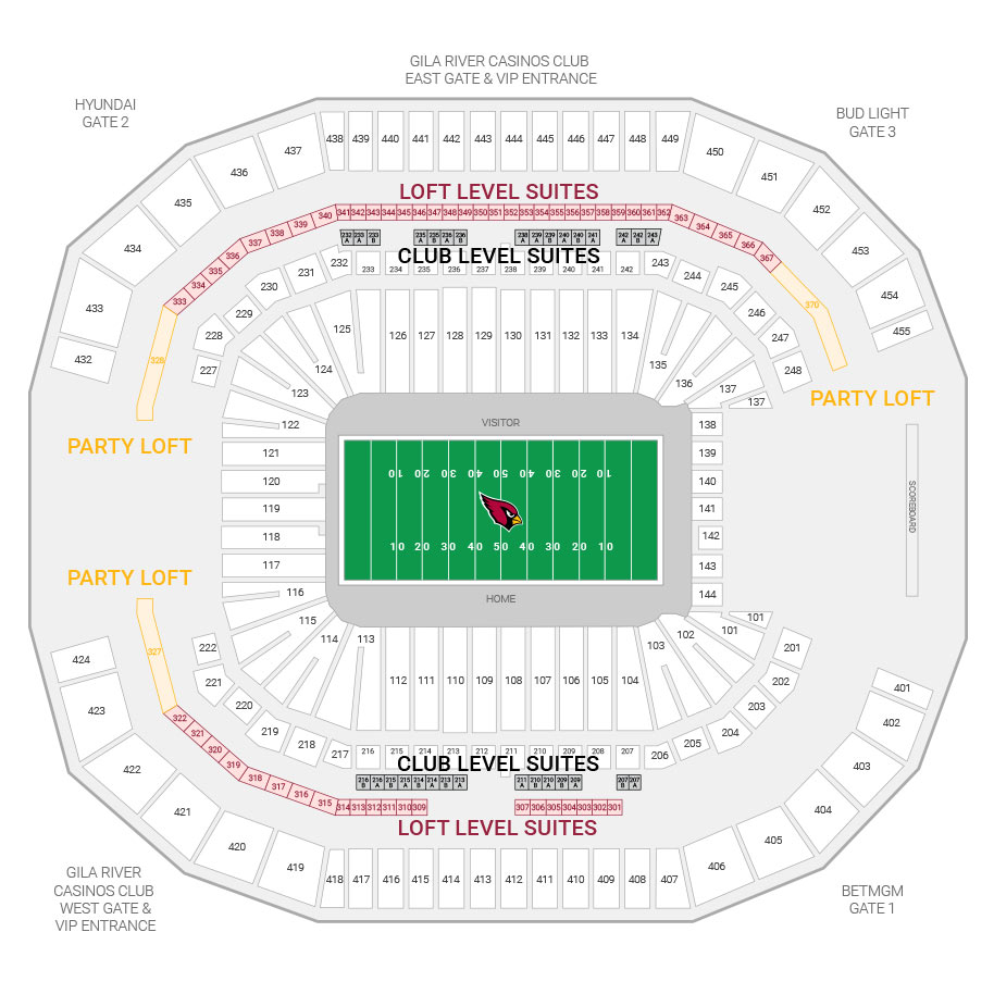 Fiesta Bowl Seating Chart