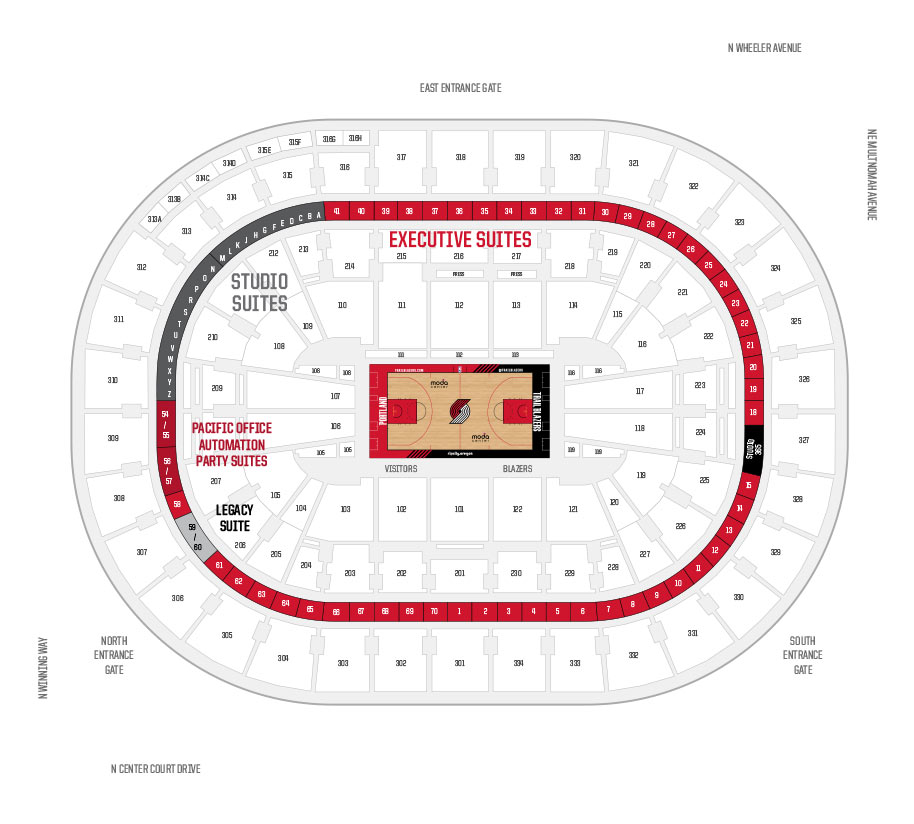 Moda Center Suite Rentals Suite Experience Group