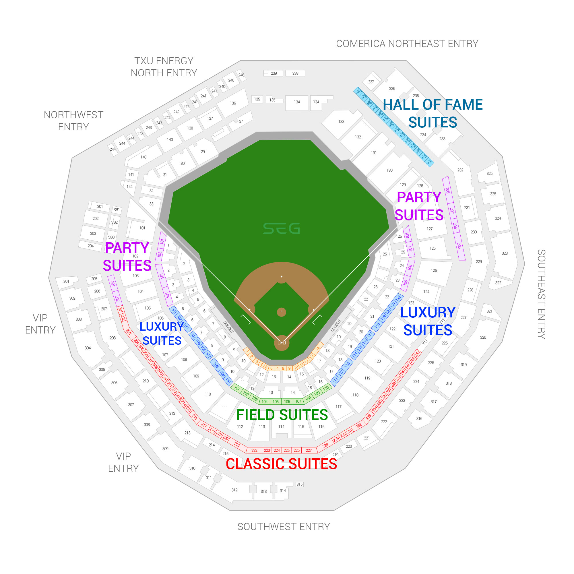 Billy Joel Globe Life Park Seating Chart