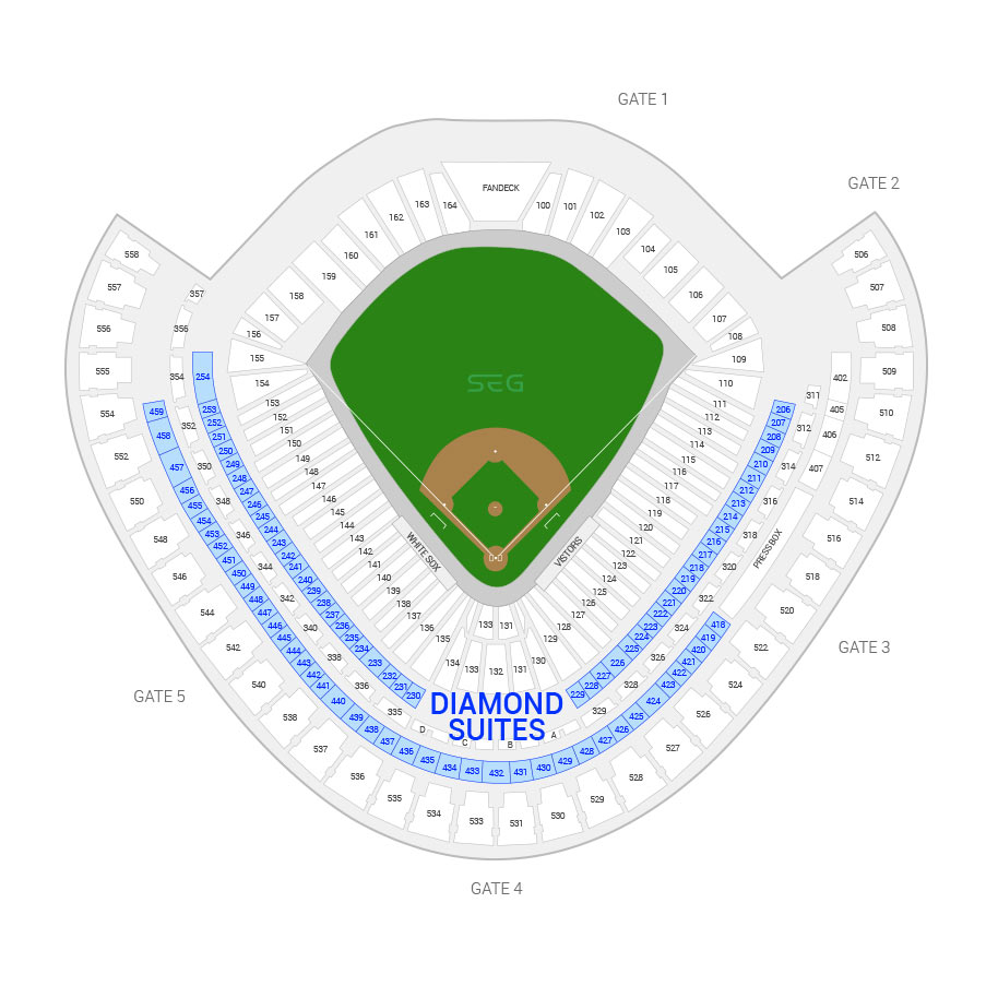 detailed guaranteed rate field seating chart