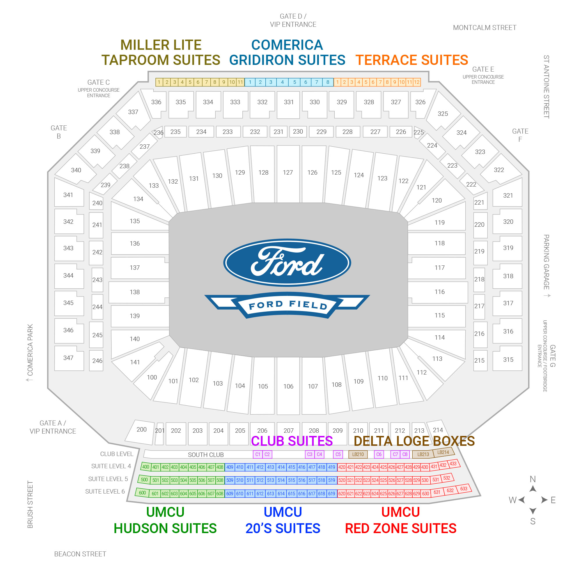 Ford Field Suite Als