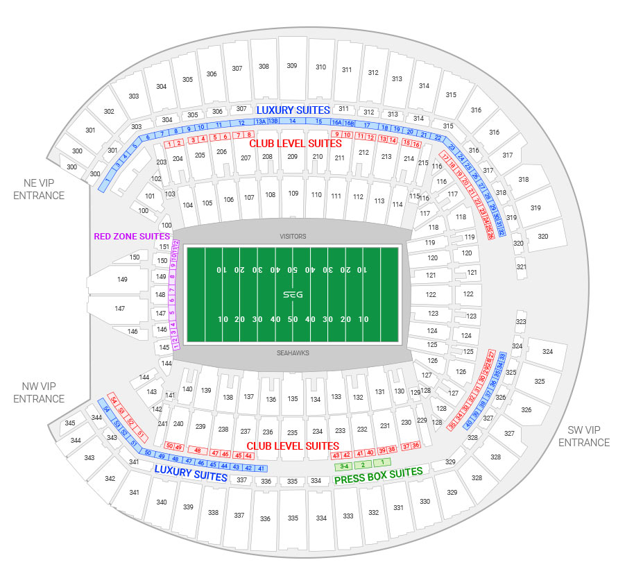 Saints Seating Chart Prices