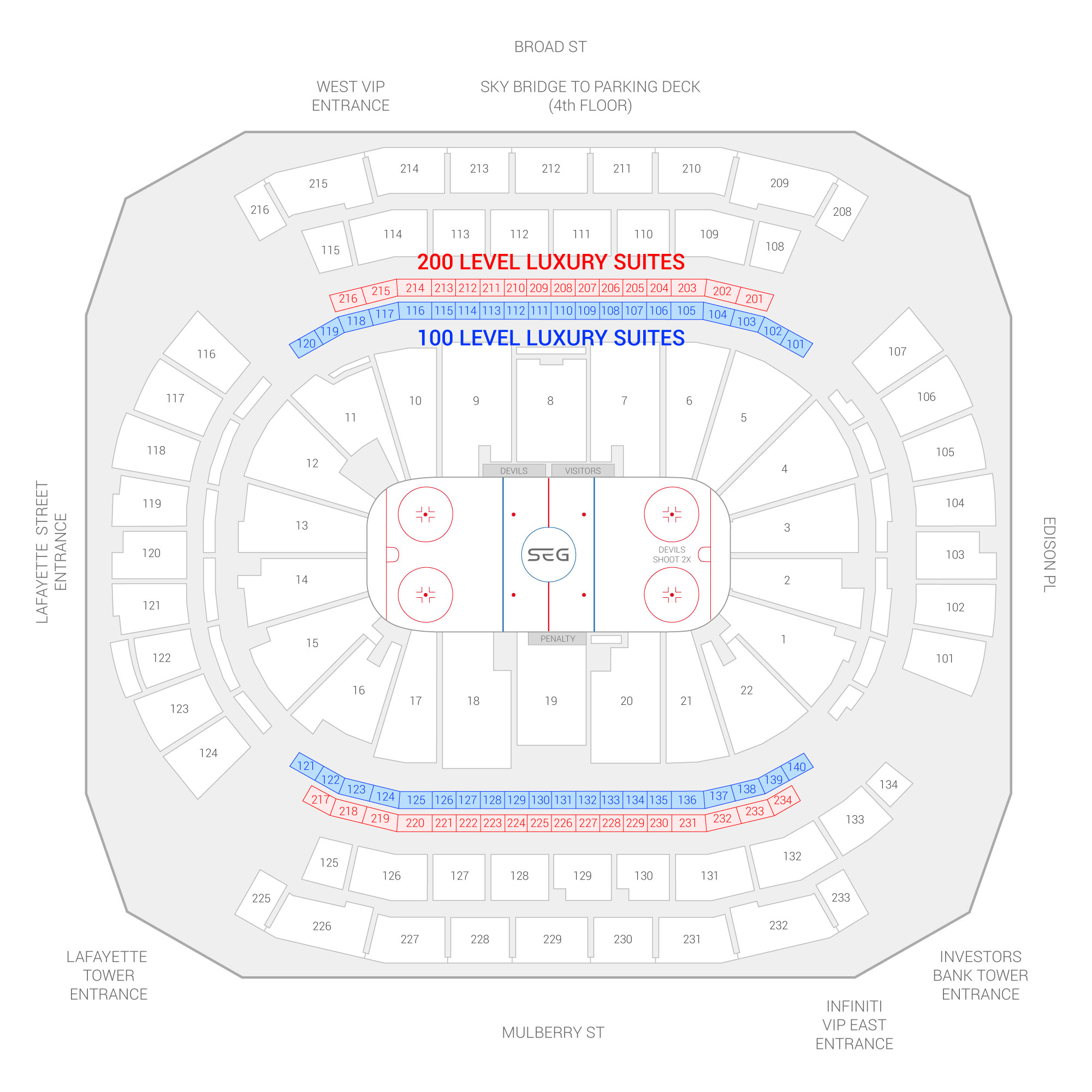 new jersey devils seating view