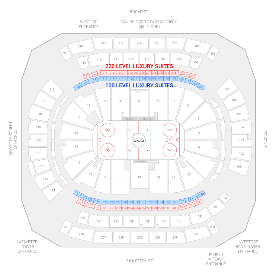 Devils Tickets Seating Chart