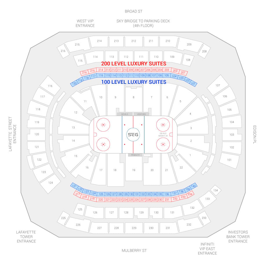 VIP Packages for New Jersey Devils tickets, Professional (NHL)