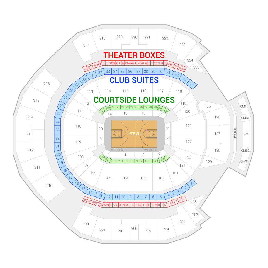 Oakland Oracle Seating Chart