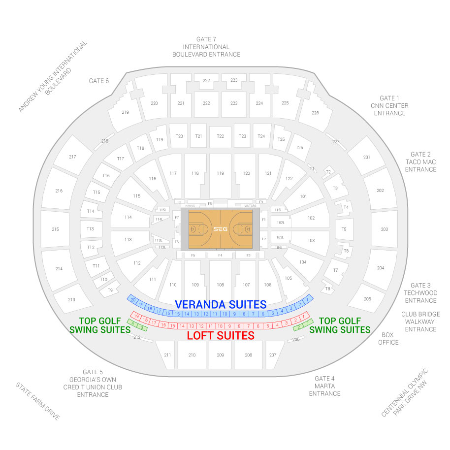 State Farm Arena Seating Chart View