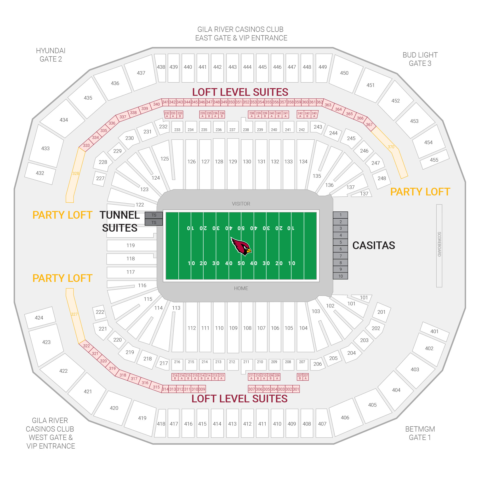 Fitzgerald Stadium Seating Chart