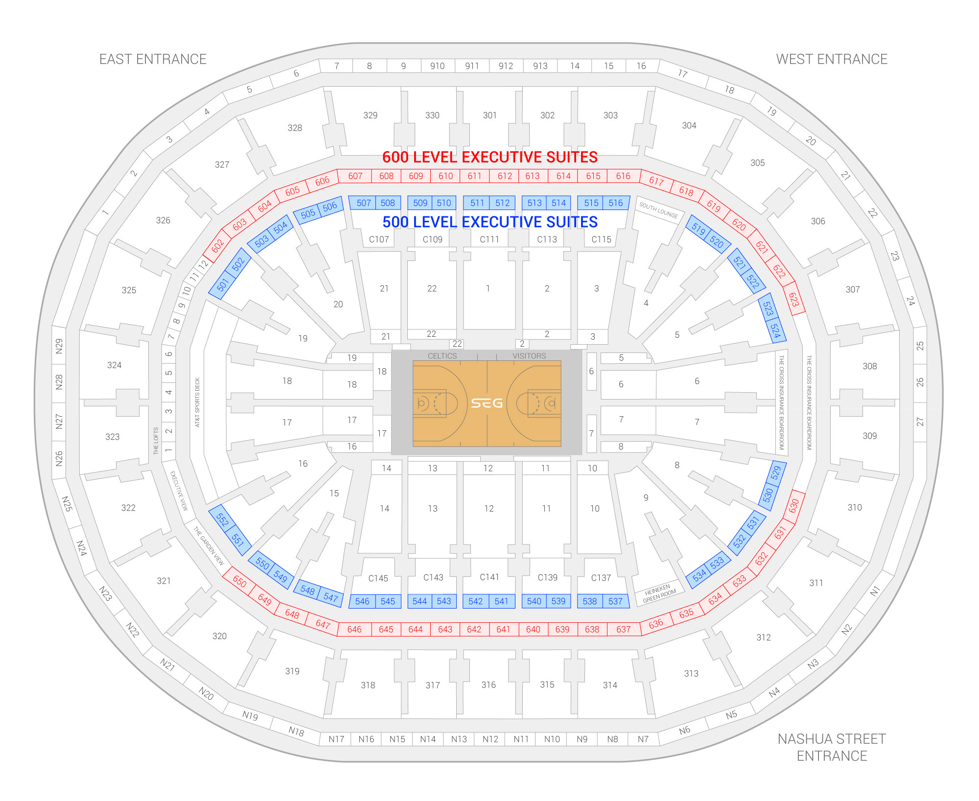 Boston Celtics Suite Rentals Td Garden