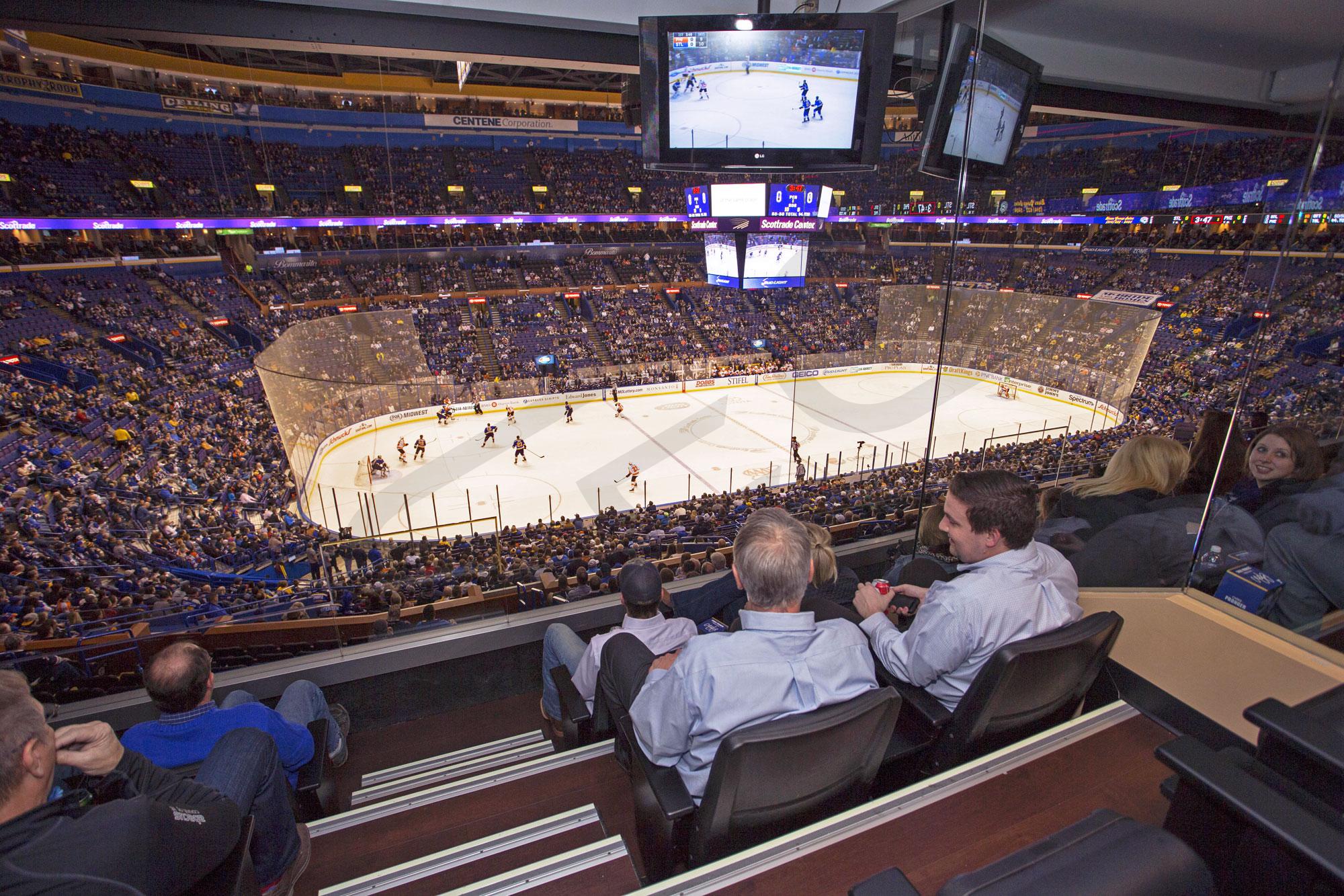 st louis blues suite rentals scottrade center suite experience flyers suite cost