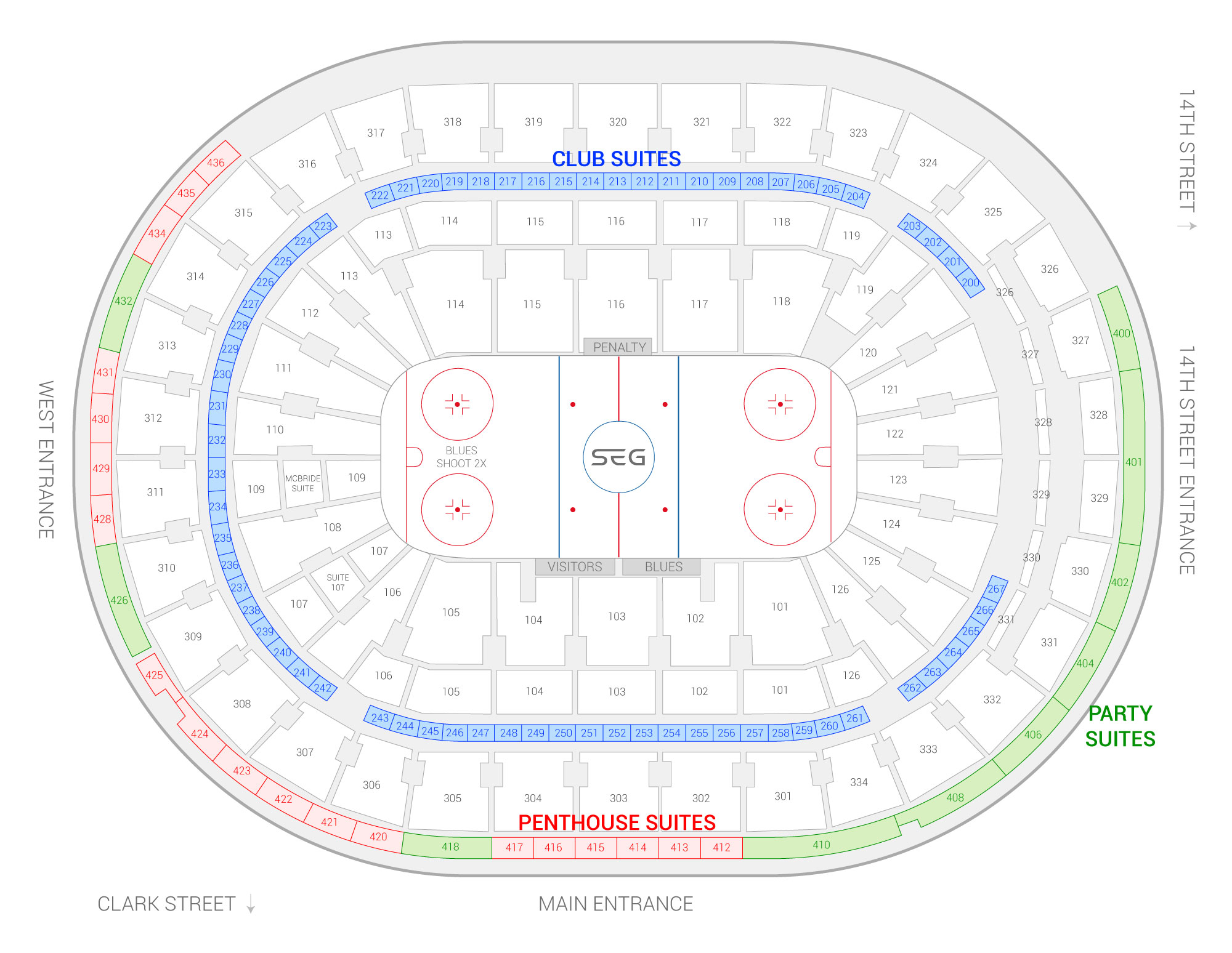 Enterprise Center Seating Charts 