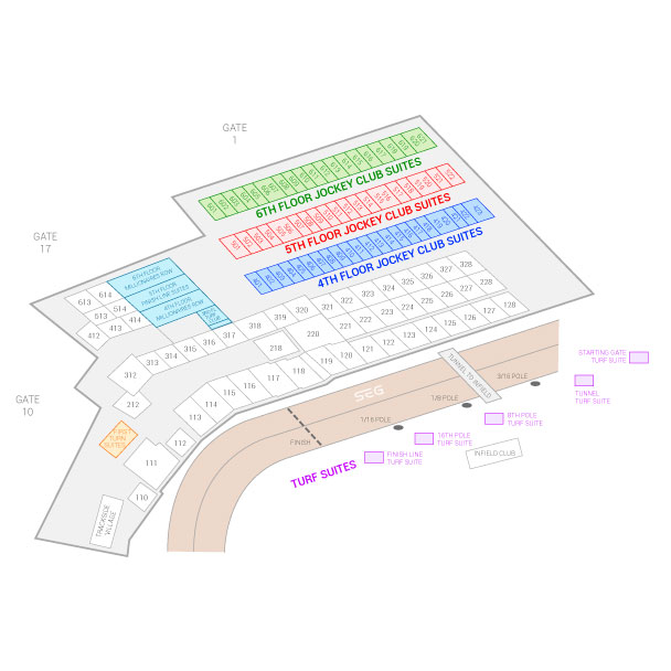 Churchill Downs Grandstand Seating Chart