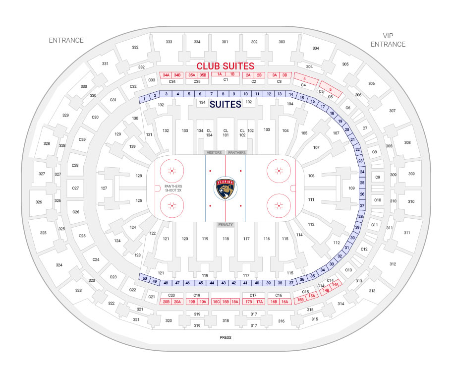 Panther Arena Seating Chart