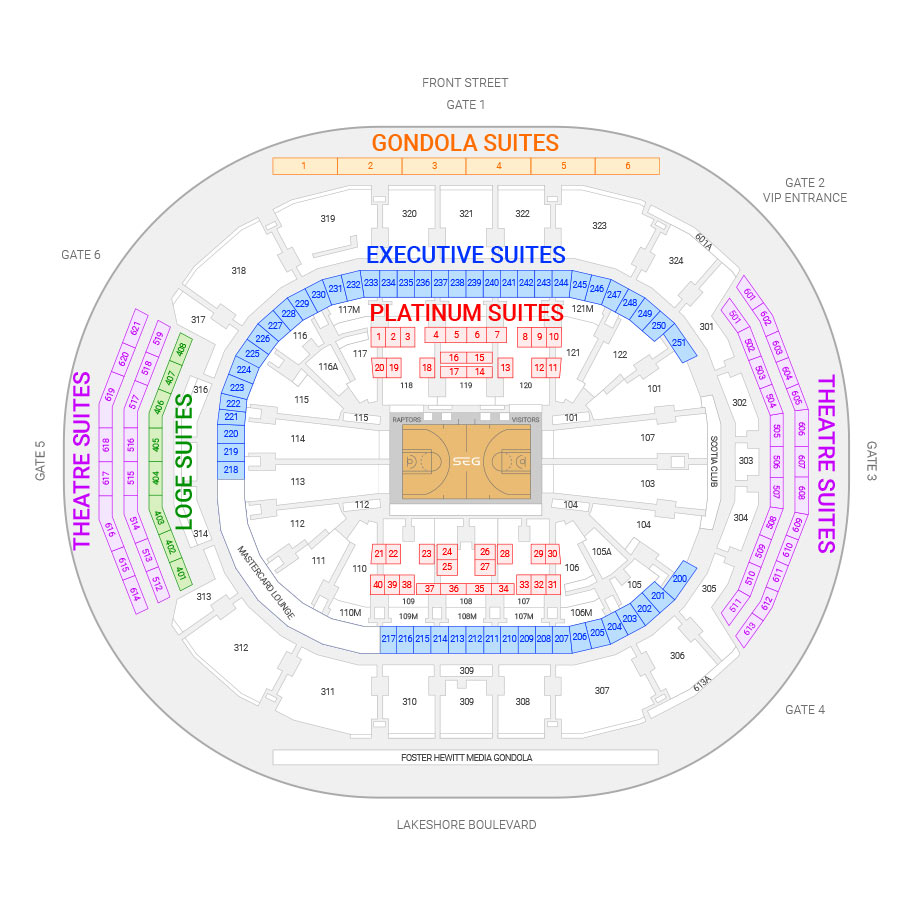 Scotiabank Place Ottawa Seating Chart