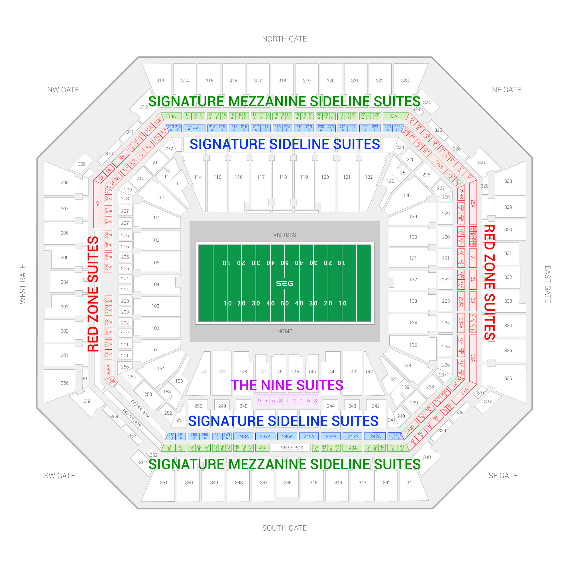 Capital One Seating Chart