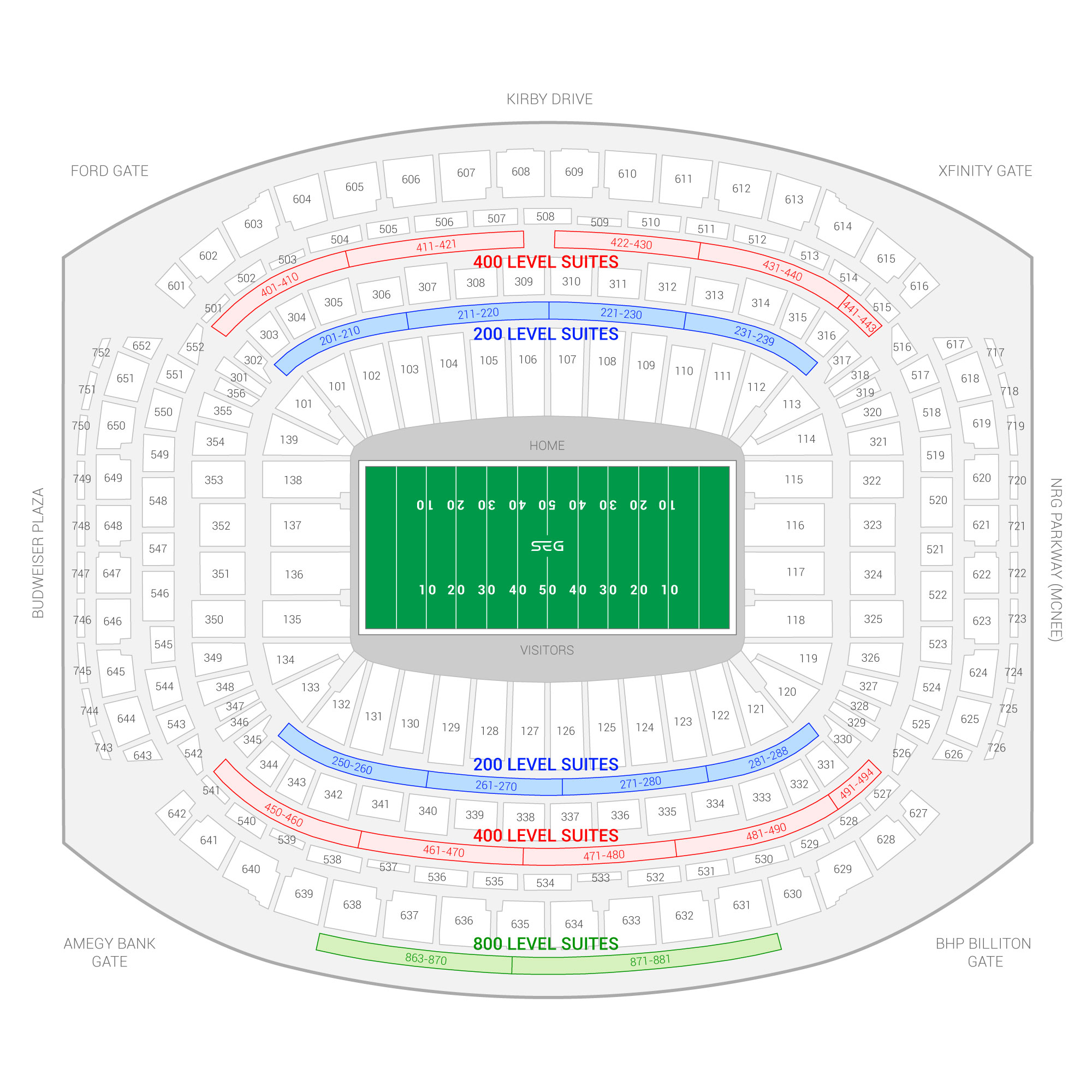 Texas Bowl Seating Chart