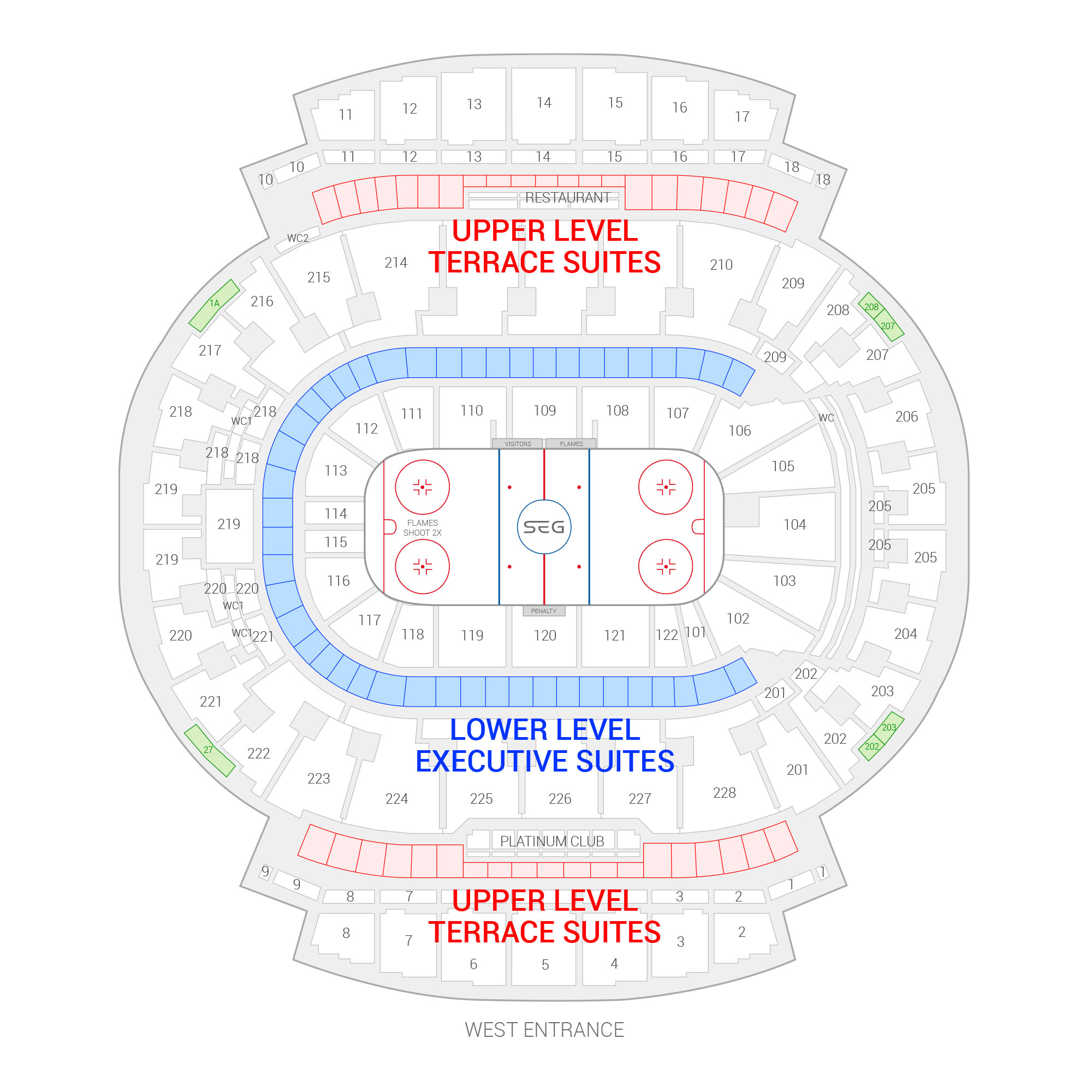 Scotiabank Saddledome - Calgary Flames Vs. New Jersey Devils