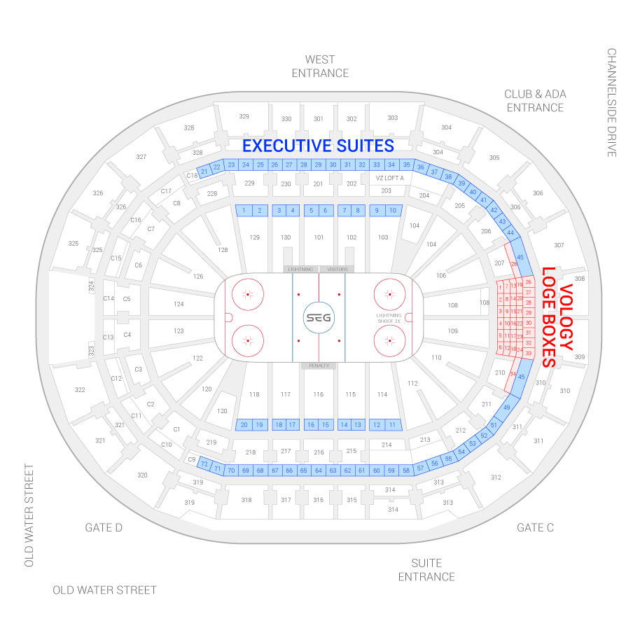 Amalie Arena Seating Chart Billy Joel