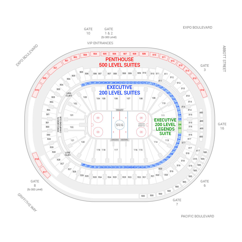 Rogers Arena - Vancouver, BC  Tickets, 2023-2024 Event Schedule, Seating  Chart