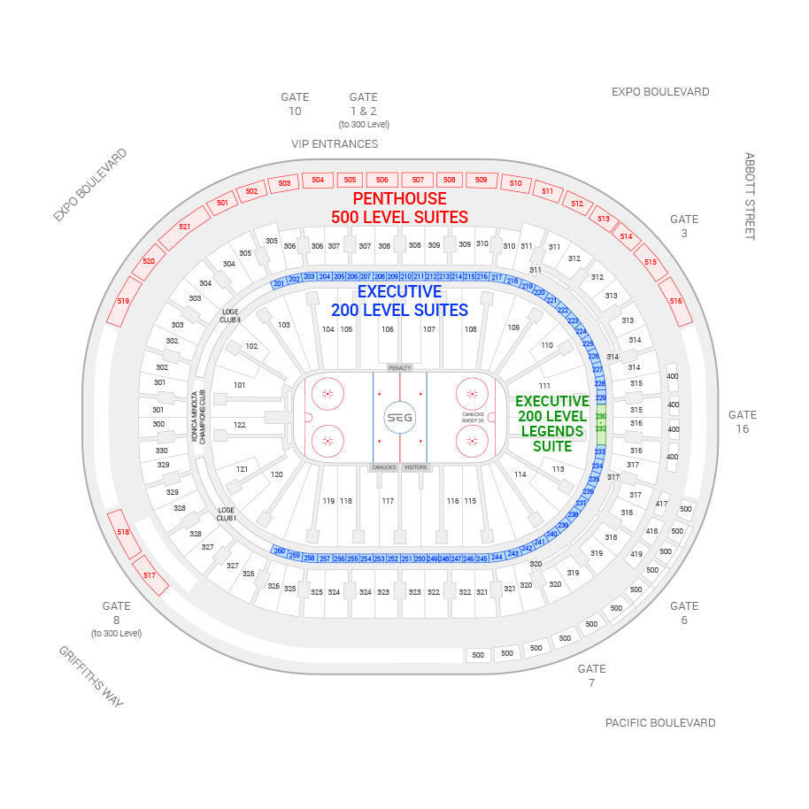 Rogers Centre Seating Chart Vancouver