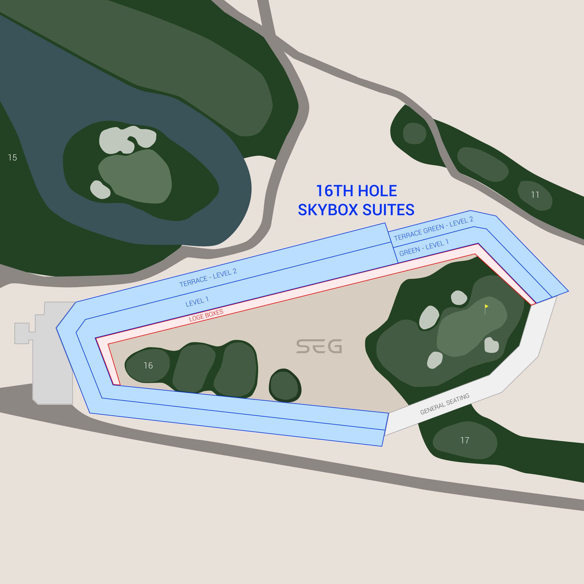 Us Open Golf Seating Chart