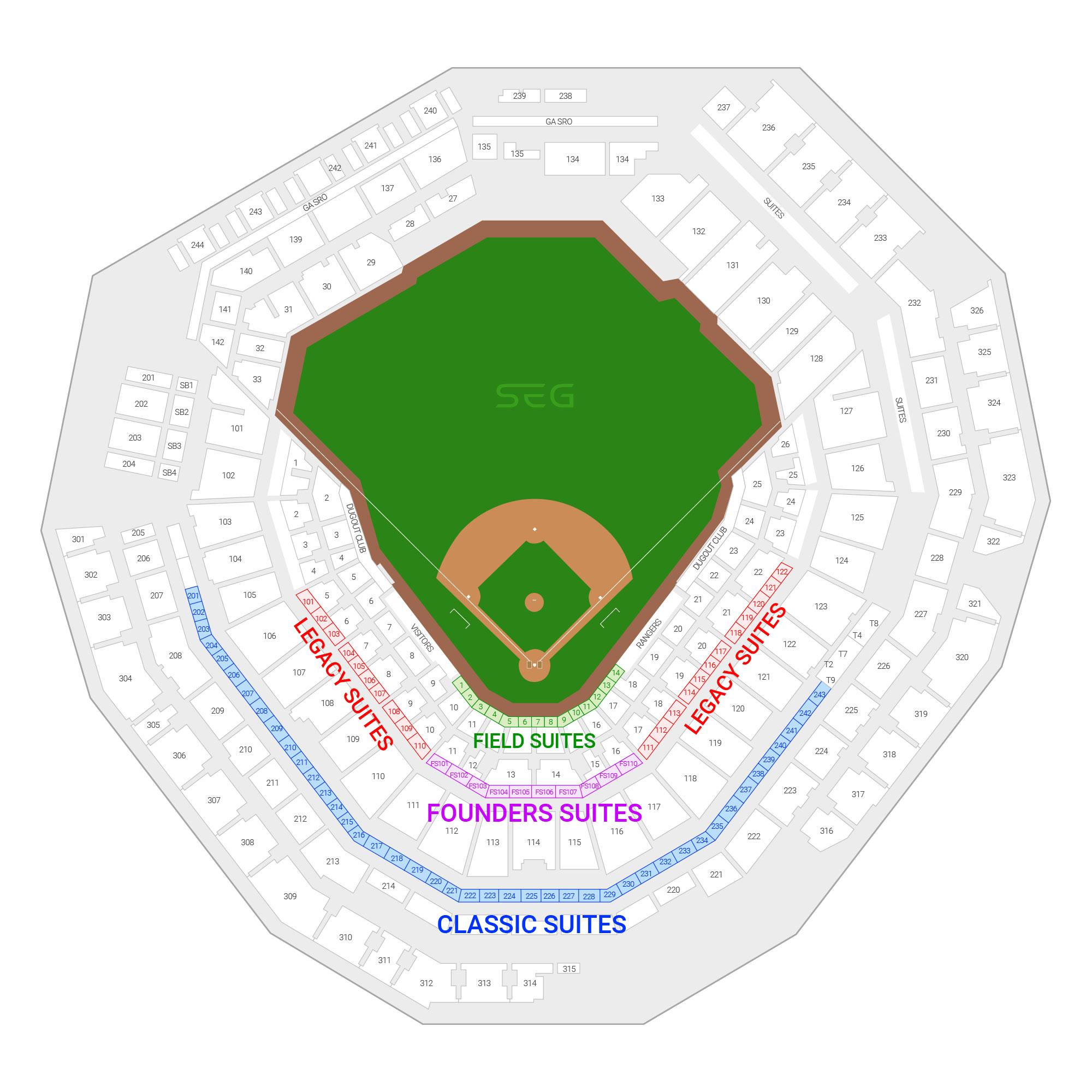 Globe Life Field Suite Rentals Suite Experience Group