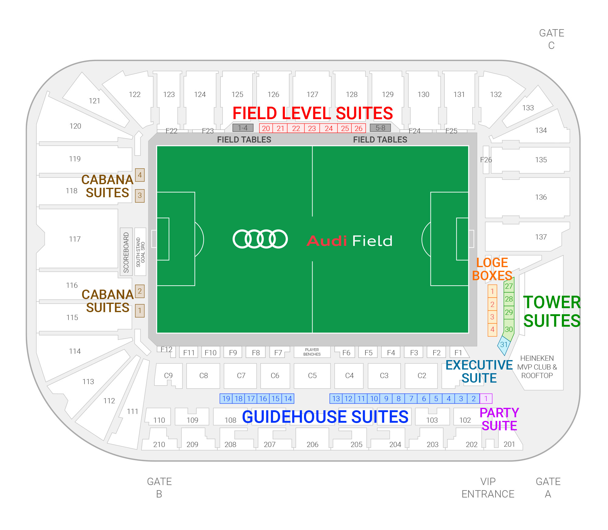 Audi Field Dc Seating Chart