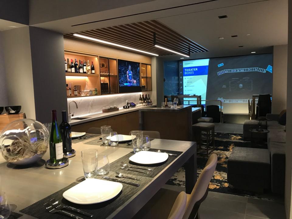 Chase Center Club Suite Interior