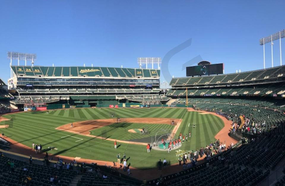 Oakland Coliseum Interactive Seating Chart