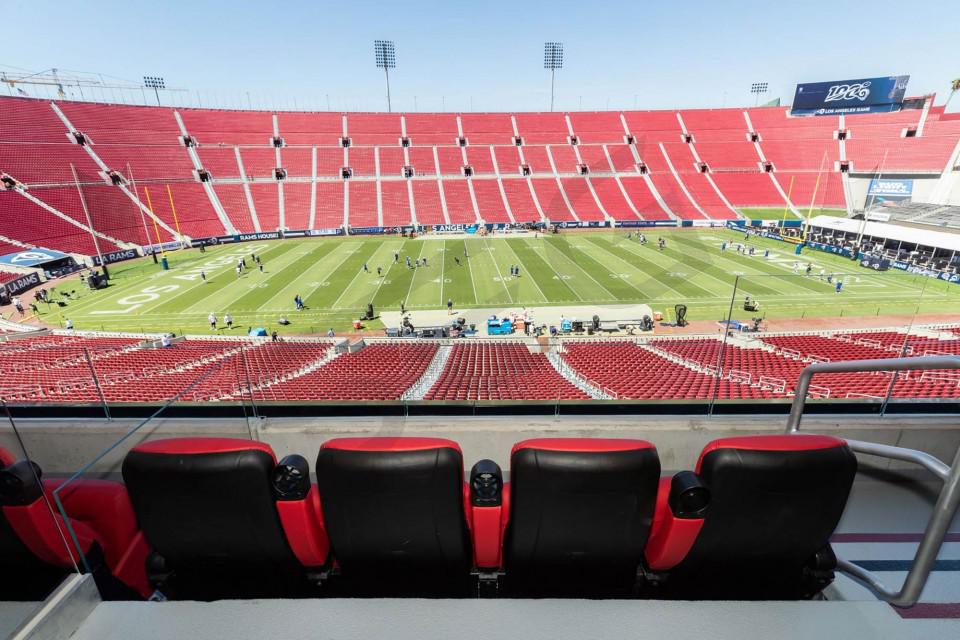 La Memorial Coliseum Seating Chart Rams