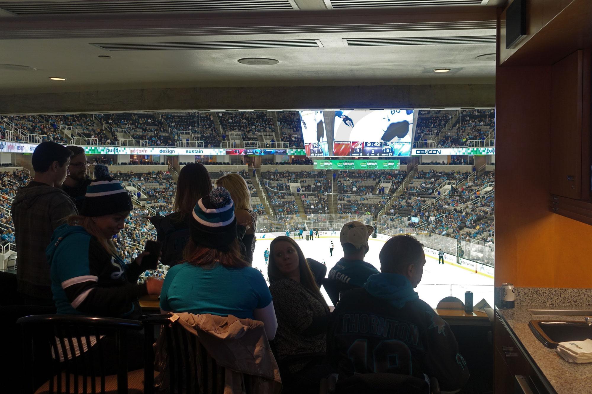 San Jose Sharks Suite Rentals SAP Center