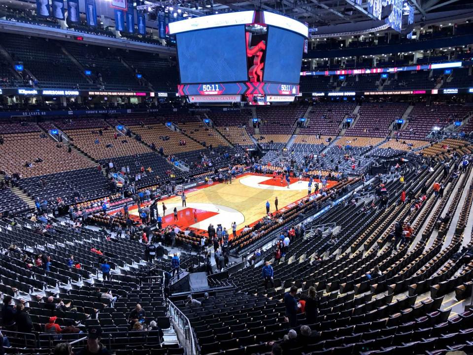 Toronto Raptors Arena Seating Chart