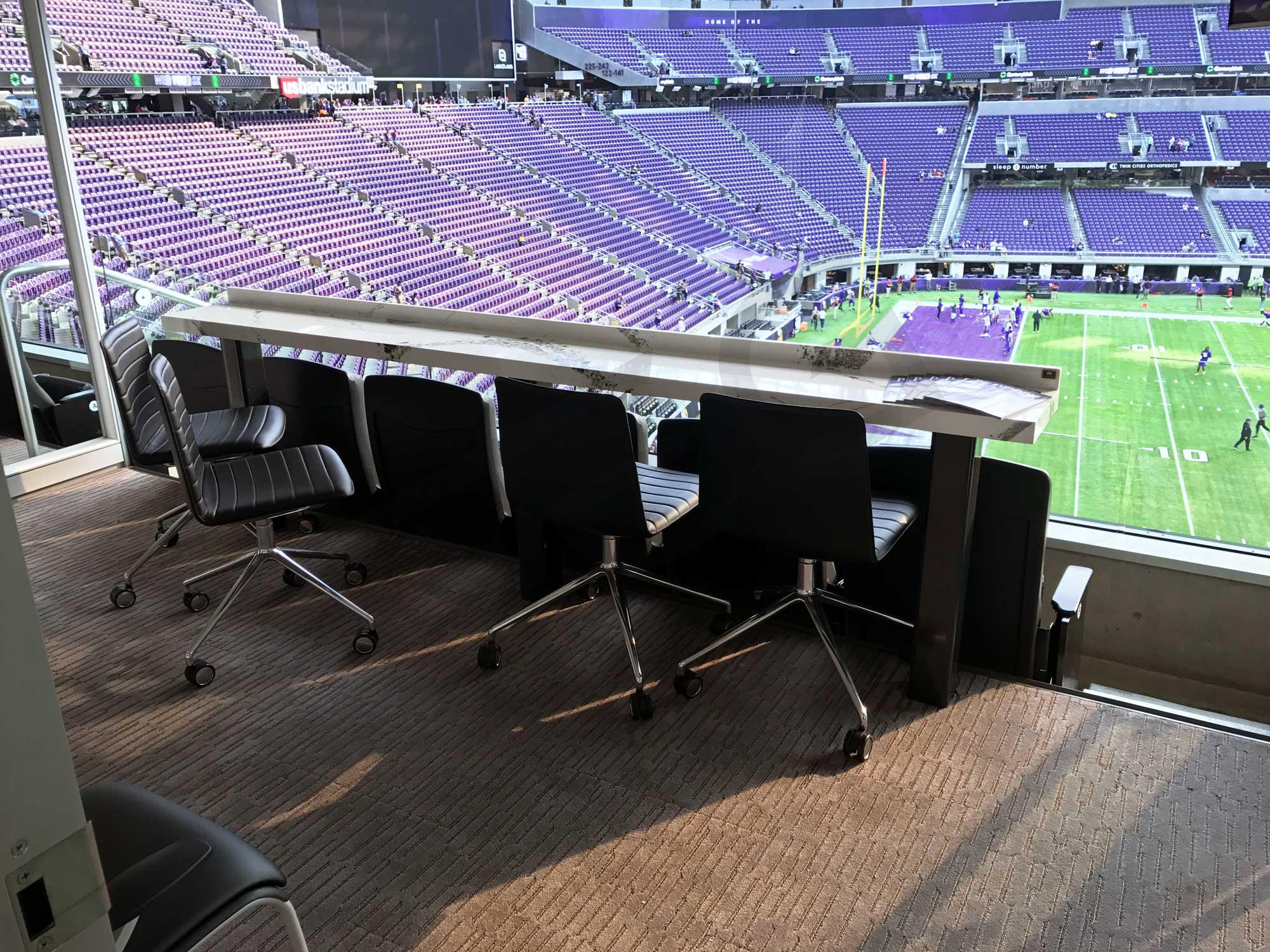 Norseman Lounge Suite Preseason Minnesota Vikings Vs