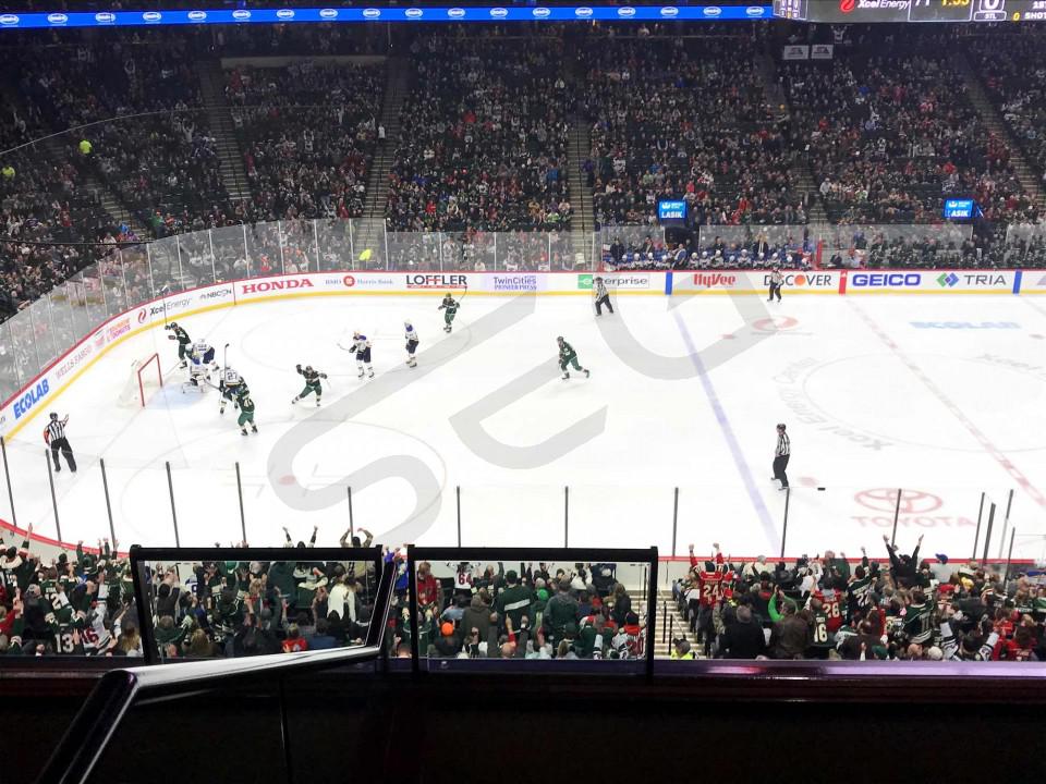 Saint Paul Xcel Energy Center seating chart - View from Section